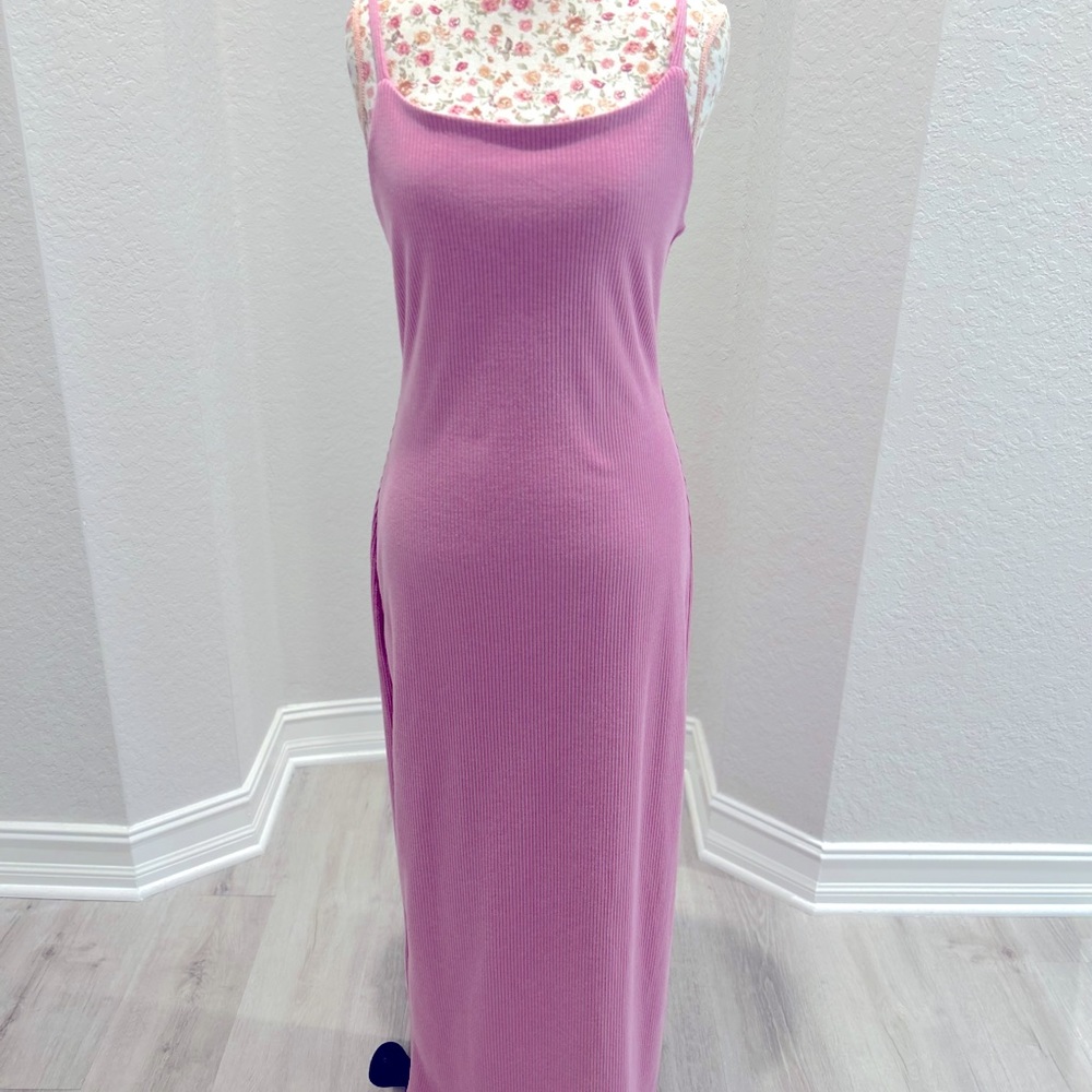 VICI Luna Ribbed Knit Midi Dress NWOT